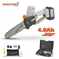 NAKAYAMA Pro EC1550 Κλαδευτικό Αλυσοπρίονο Μπαταρίας 21V, Brushless,Li-Ion, Λάμα 20cm, 1500gr