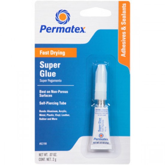 PERMATEX ΚΟΛΛΑ ΣΤΙΓΜΗΣ SUPER GLUE 2gr 82190 ΦΛΑΤΖΟΚΟΛΛΕΣ & ΚΟΛΛΕΣ 11007682190